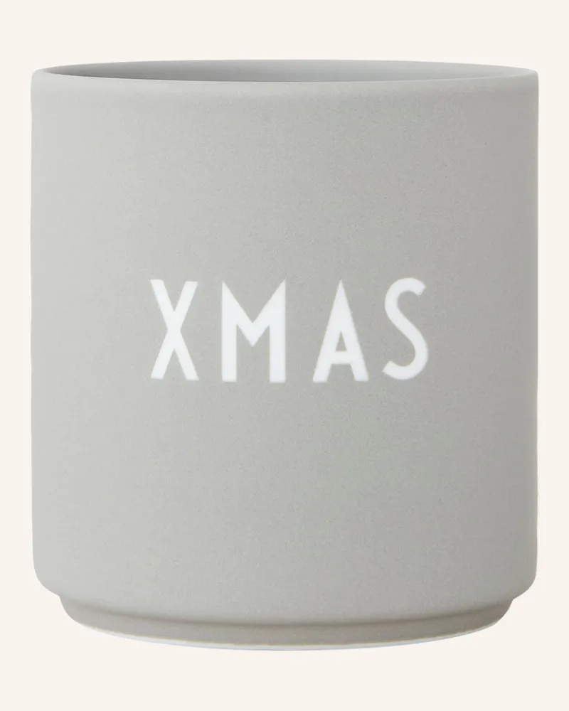 DESIGN LETTERS Becher X-MAS Grau