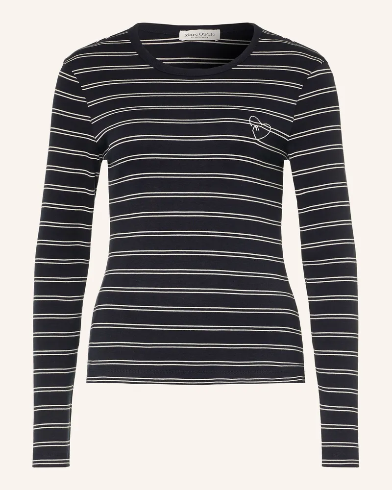 Marc O'Polo Longsleeve blau Dunkelblau