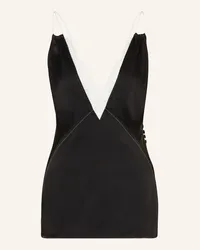 Victoria Beckham Top CAMI mit Spitzenbesatz Schwarz