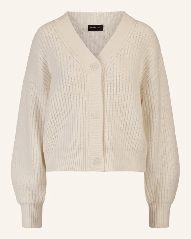 Apart Oversized Strickjacke Creme