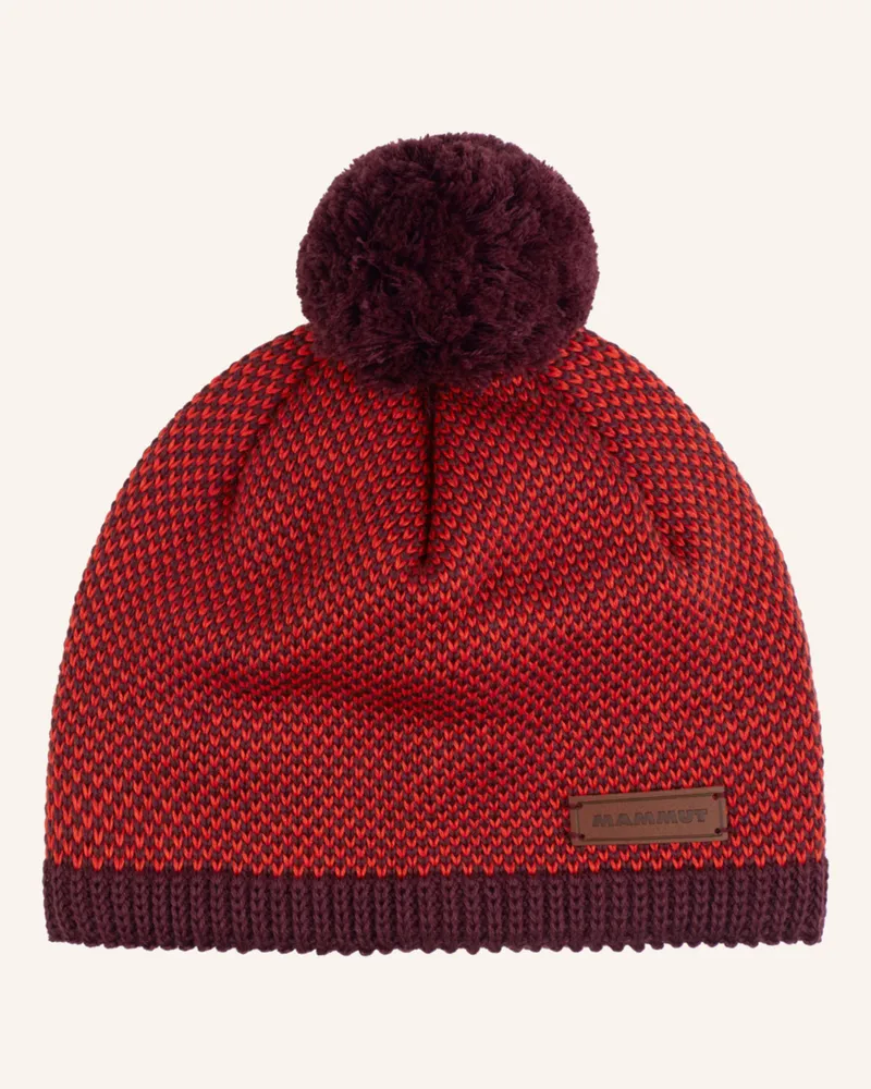 Mammut Beanie SNOW Rot