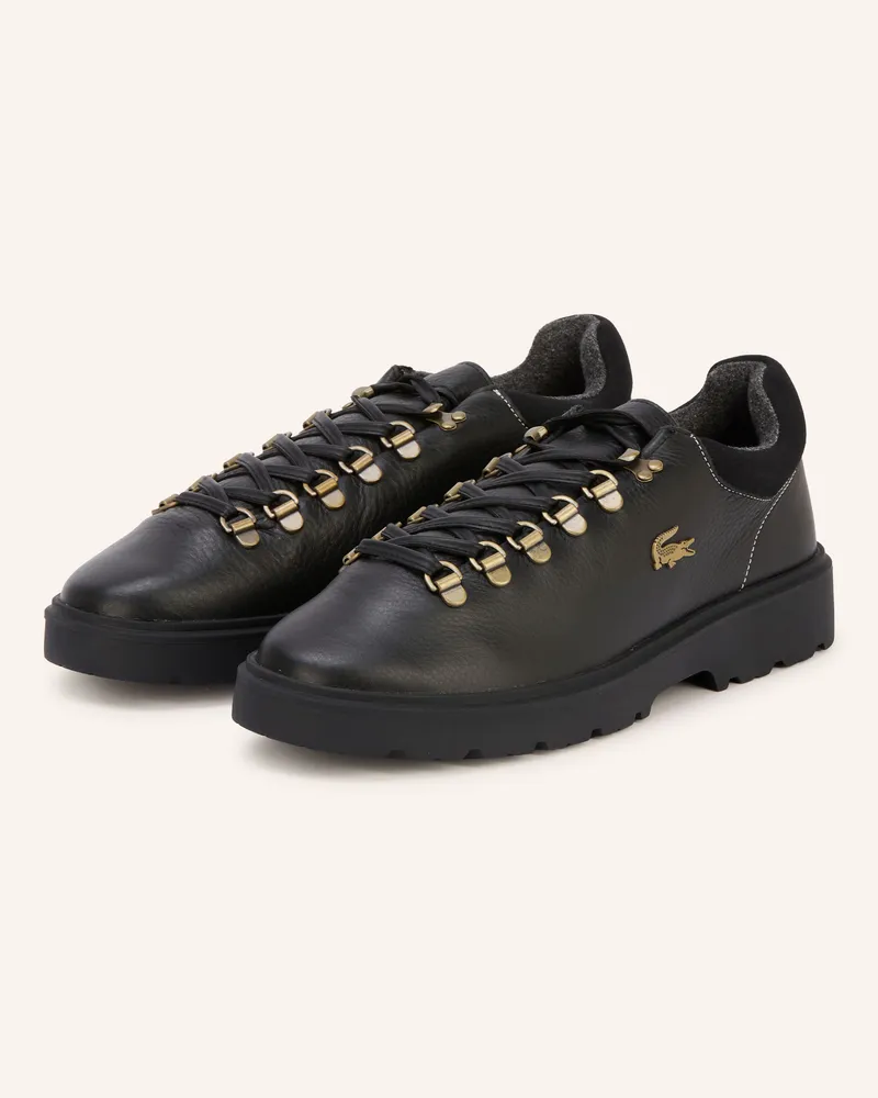 Lacoste Schnürer Baseshot Winter schwarz Schwarz
