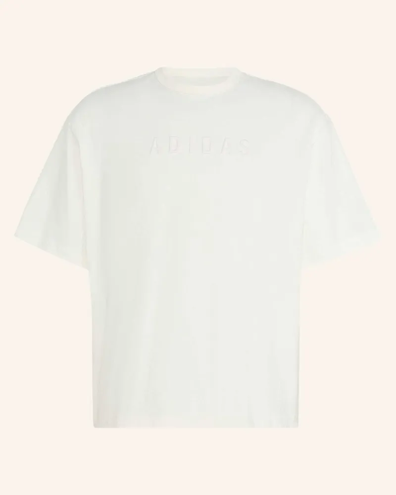 adidas Soft Lux Grafik T-Shirt weiss Weiss