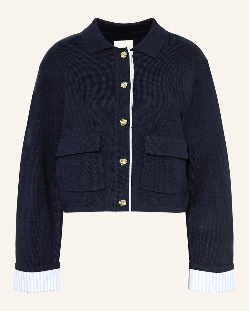 Sandro Strickjacke blau Dunkelblau