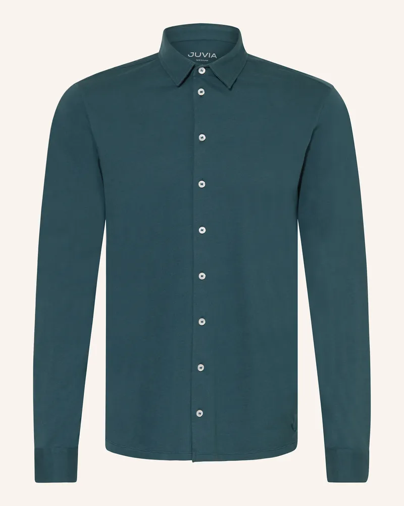 Juvia Jerseyhemd KOA Slim Fit Petrol