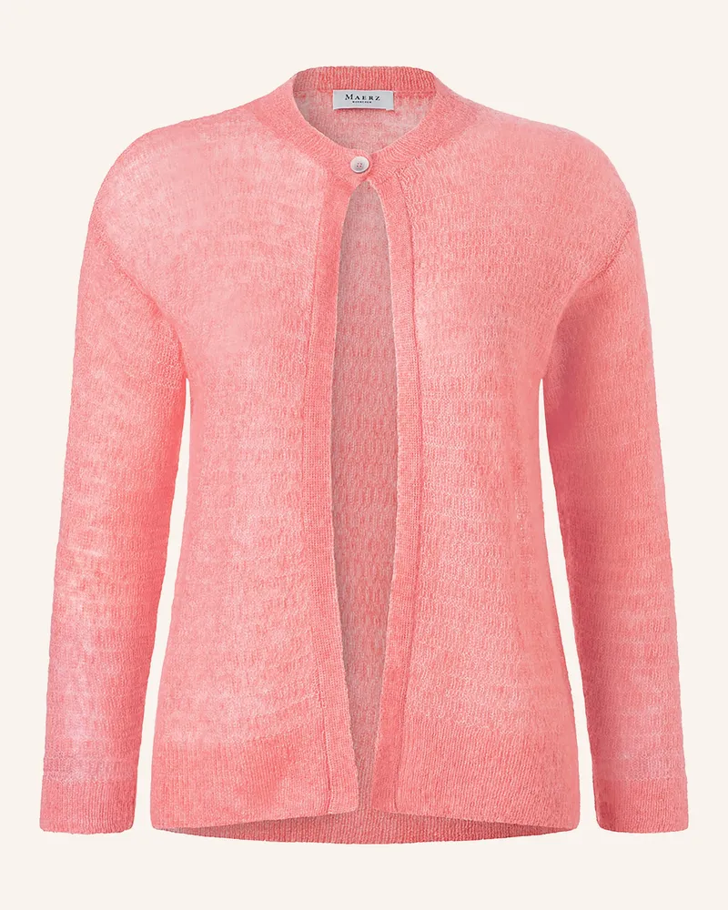 Maerz Strickjacke mit Alpaka Hellrot