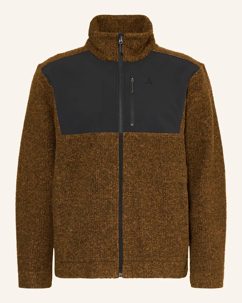 Schöffel Strick-Fleecejacke CANTERBURRY Braun