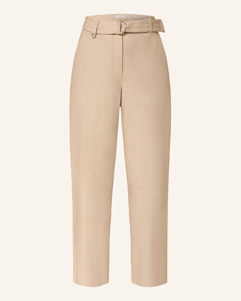Riani 7/8-Lederhose Beige