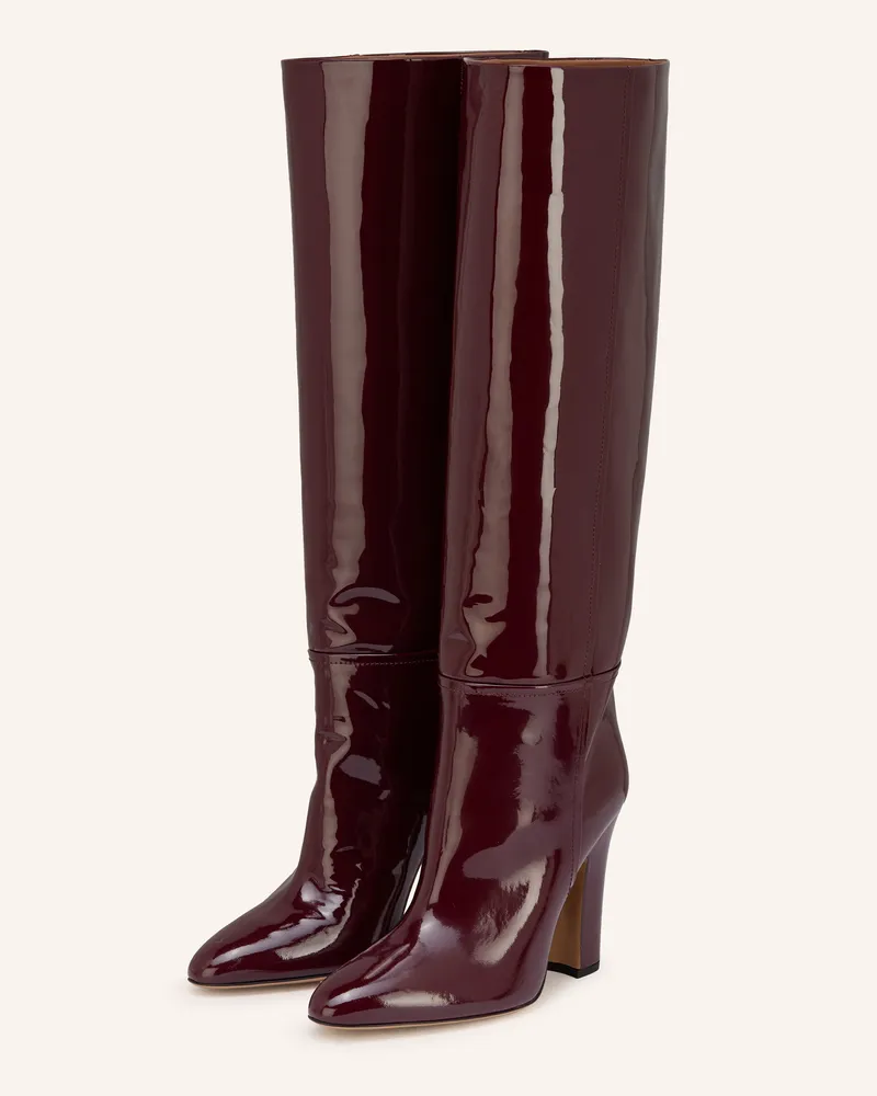 Paris Texas Lackstiefel Lavinia rot Dunkelrot