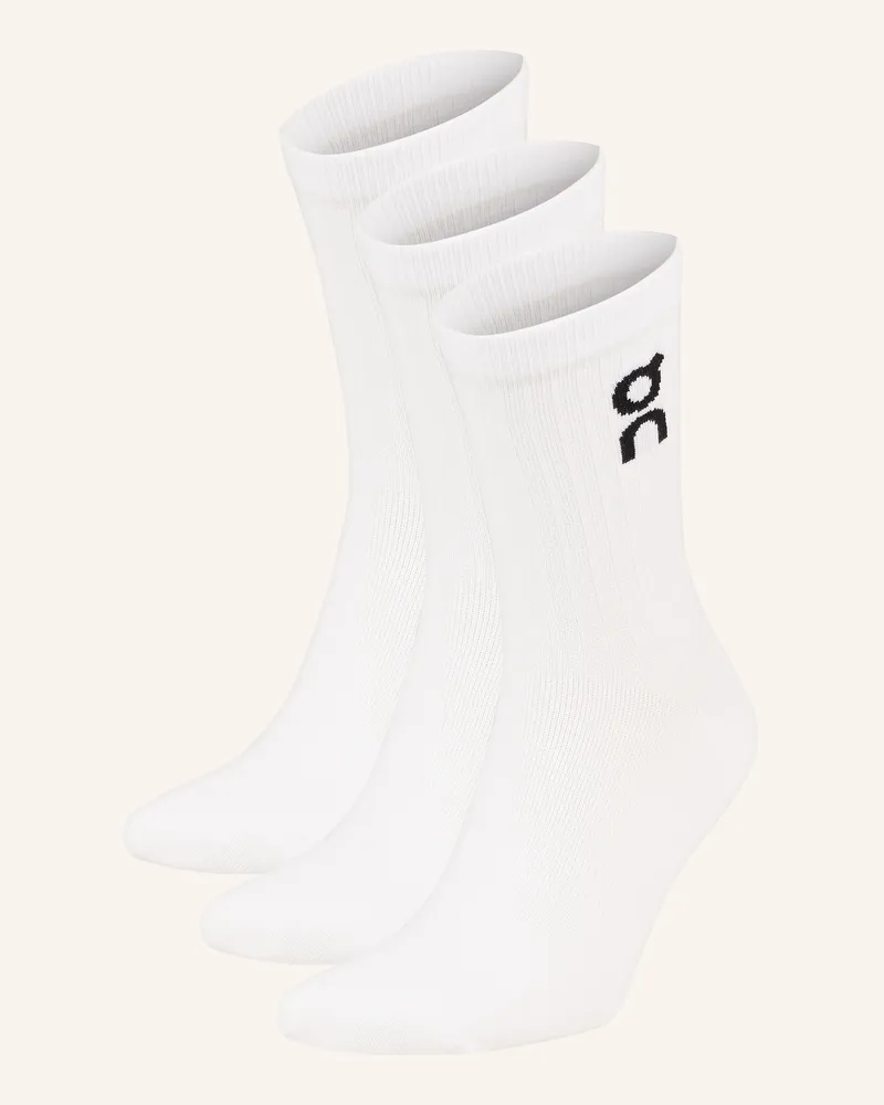 ON 3er-Pack Sportsocken weiss 0069