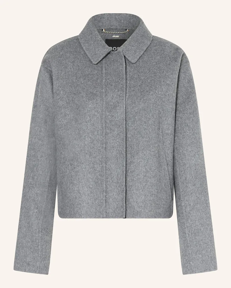 HUGO BOSS Jacke CAFETA Hellgrau