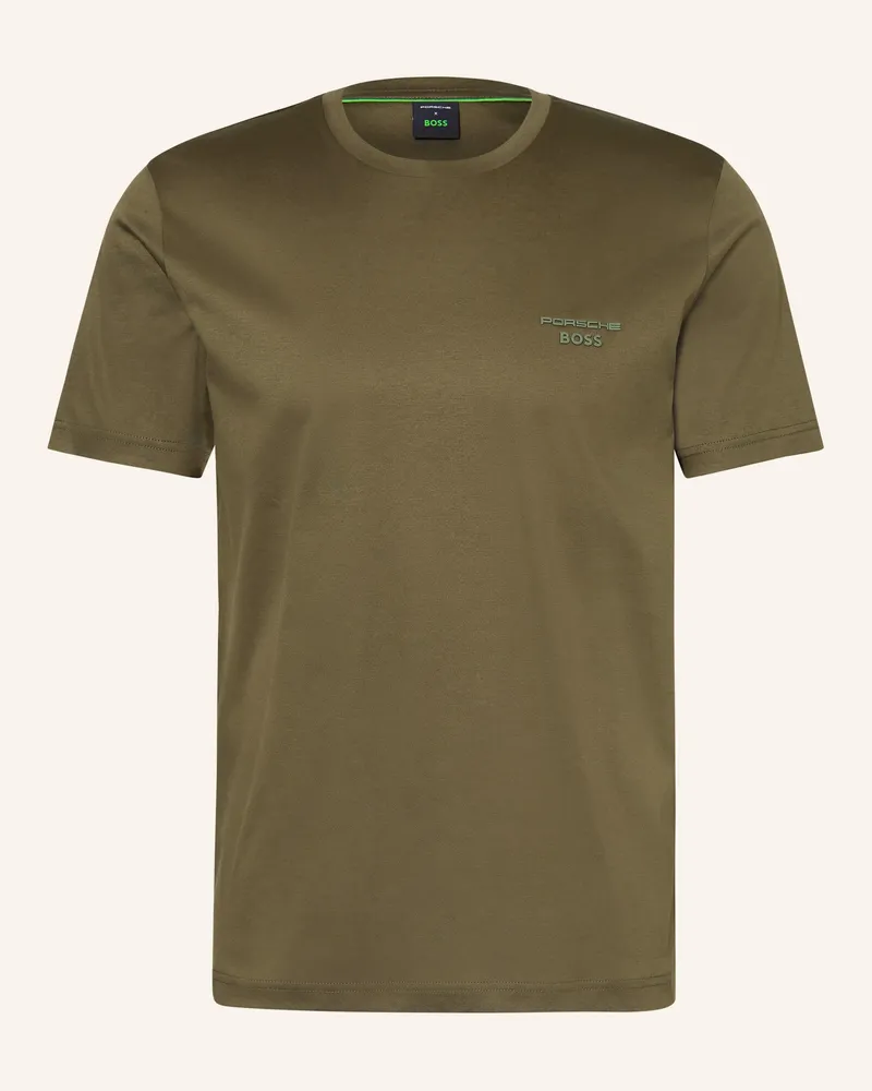 HUGO BOSS T-Shirt Spirit 70 gruen Oliv