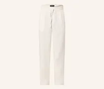 Hose Barges Slim Fit Im Jogging-Stil beige