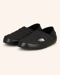 The North Face Slipper THERMOBALL™ TRACTION mit Kunstfell Schwarz