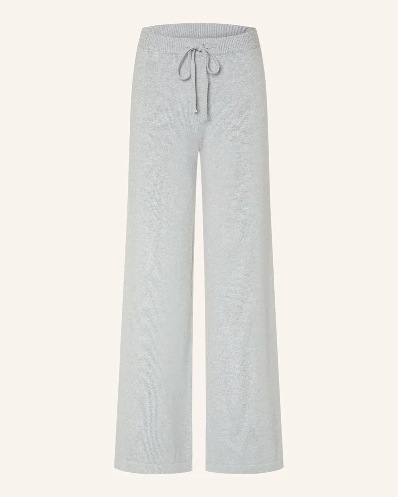 Mandala Strickhose grau Hellgrau