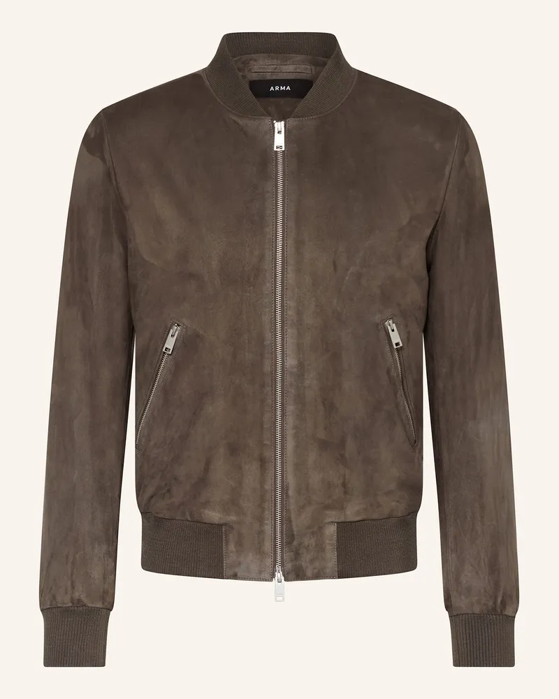 Arma Lederblouson Didier grau Taupe