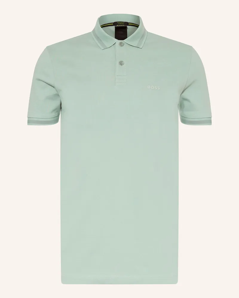 HUGO BOSS Piqué-Poloshirt PIO Regular Fit Hellgrün