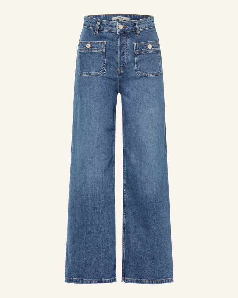 Maje Wide Leg Jeans blau 0201