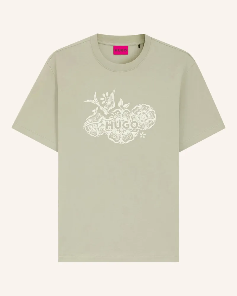 HUGO BOSS T-Shirt DANGEN Hellgrün