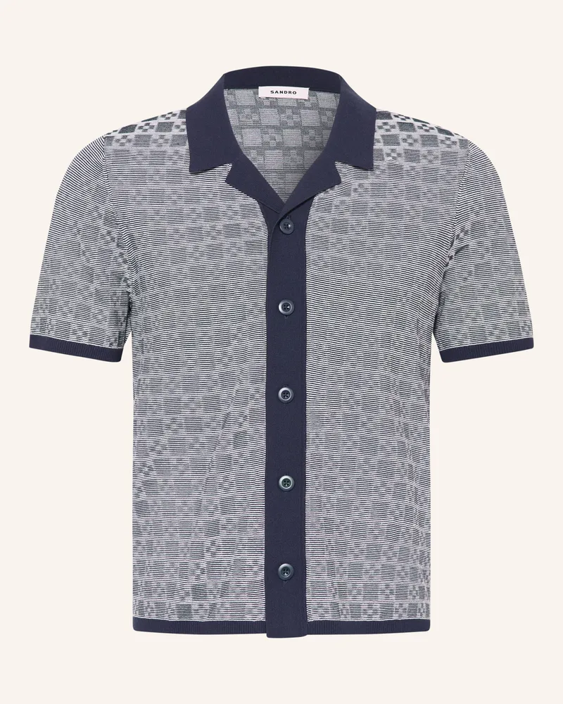 Sandro Resorthemd Regular Fit blau Dunkelblau