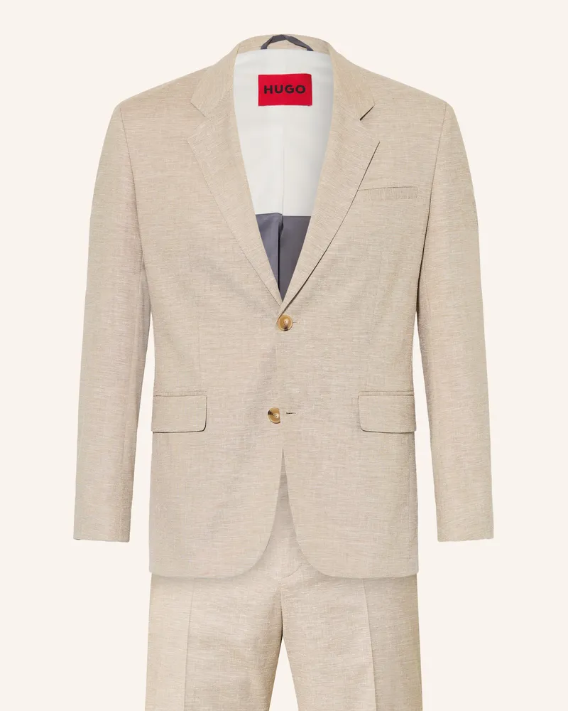 HUGO BOSS Anzug KRIS/TEAGAN Beige
