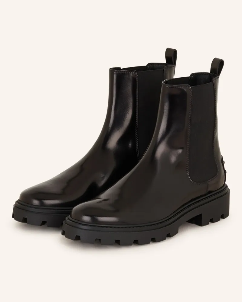TOD'S Chelsea-Boots Schwarz