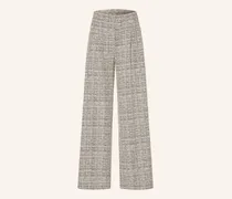 Marlenehose Aus Bouclé beige