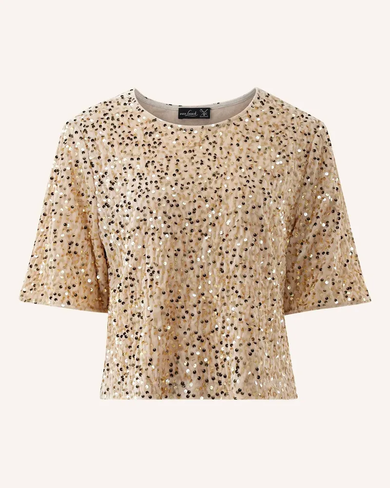 van Laack Bluse Modern Fit Beige