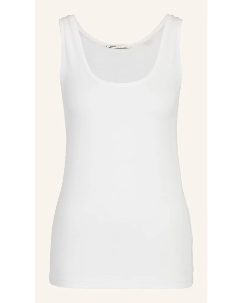 Trusted Handwork Tank Top - Eco Jersey Weiss