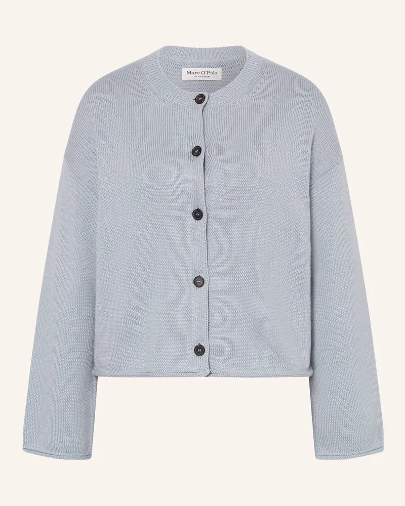 Marc O'Polo Strickjacke blau Blaugrau