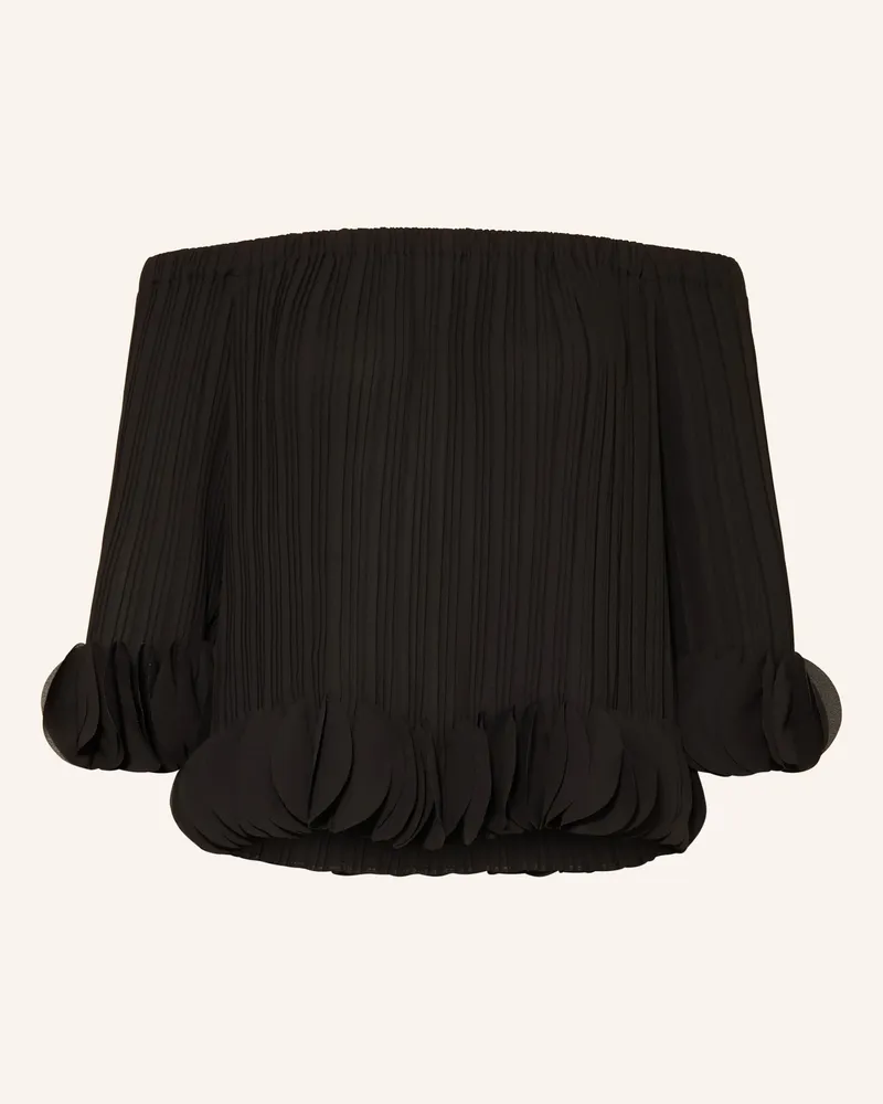 Joseph Ribkoff Blusenshirt mit Plissees Schwarz