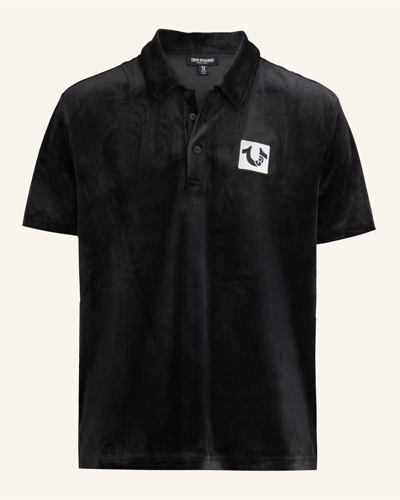 True Religion Poloshirt Schwarz