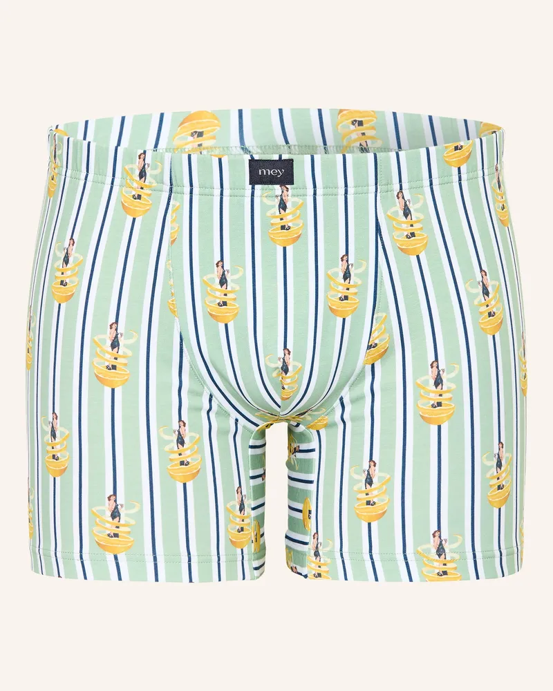 Mey Boxershorts Serie Fizz & Flavours gruen Hellgrün