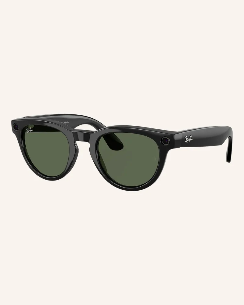 Ray Ban Smart Glasses rw4013 Meta Headliner schwarz Schwarz