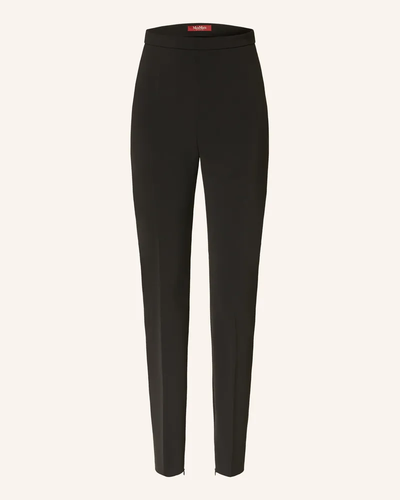 Max Mara Hose Crespo schwarz Schwarz