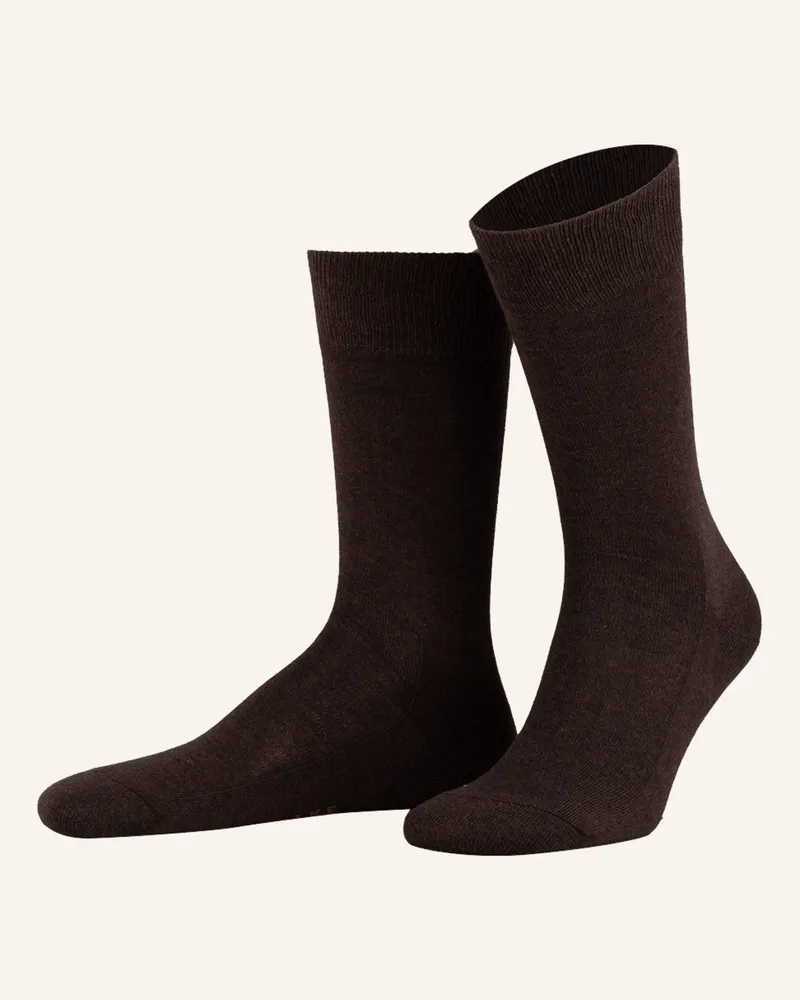 Falke Socken FAMILY Dunkelbraun