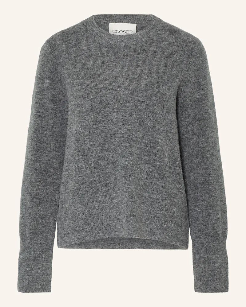 Closed Pullover Mit Alpaka grau Dunkelgrau