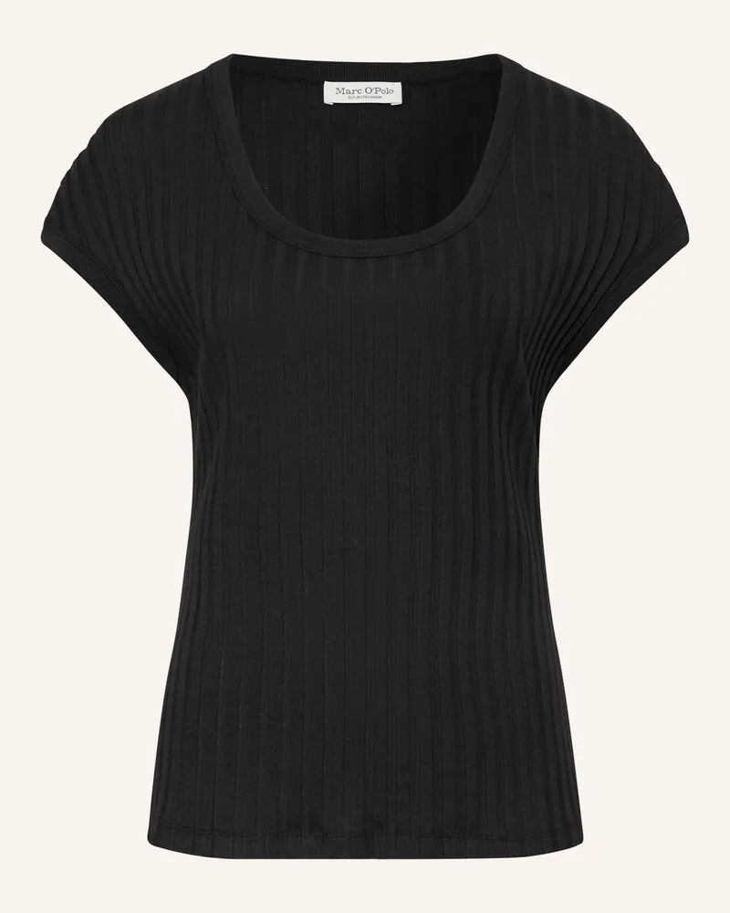 Marc O'Polo T-Shirt schwarz Schwarz