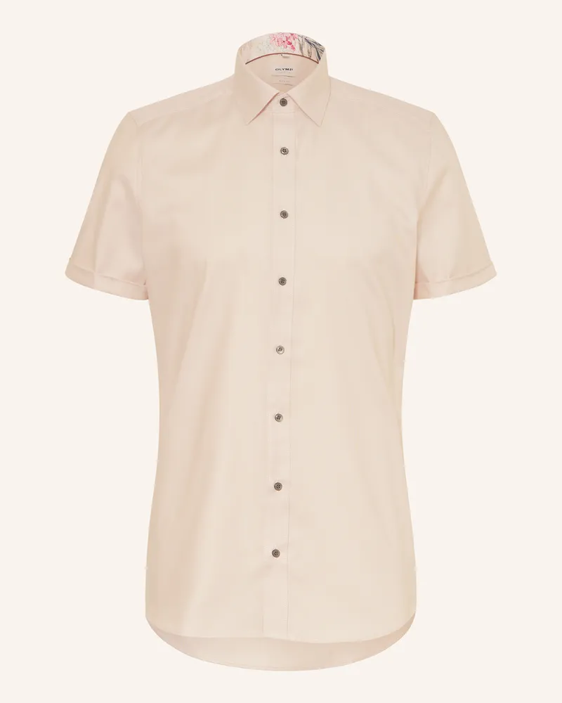 Olymp Kurzarm-Hemd Level Five Body Fit beige Nude