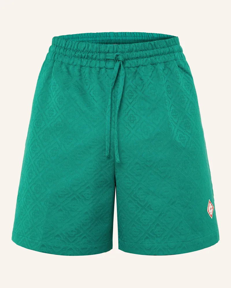 Casablanca Paris Jacquard-Shorts gruen Grün