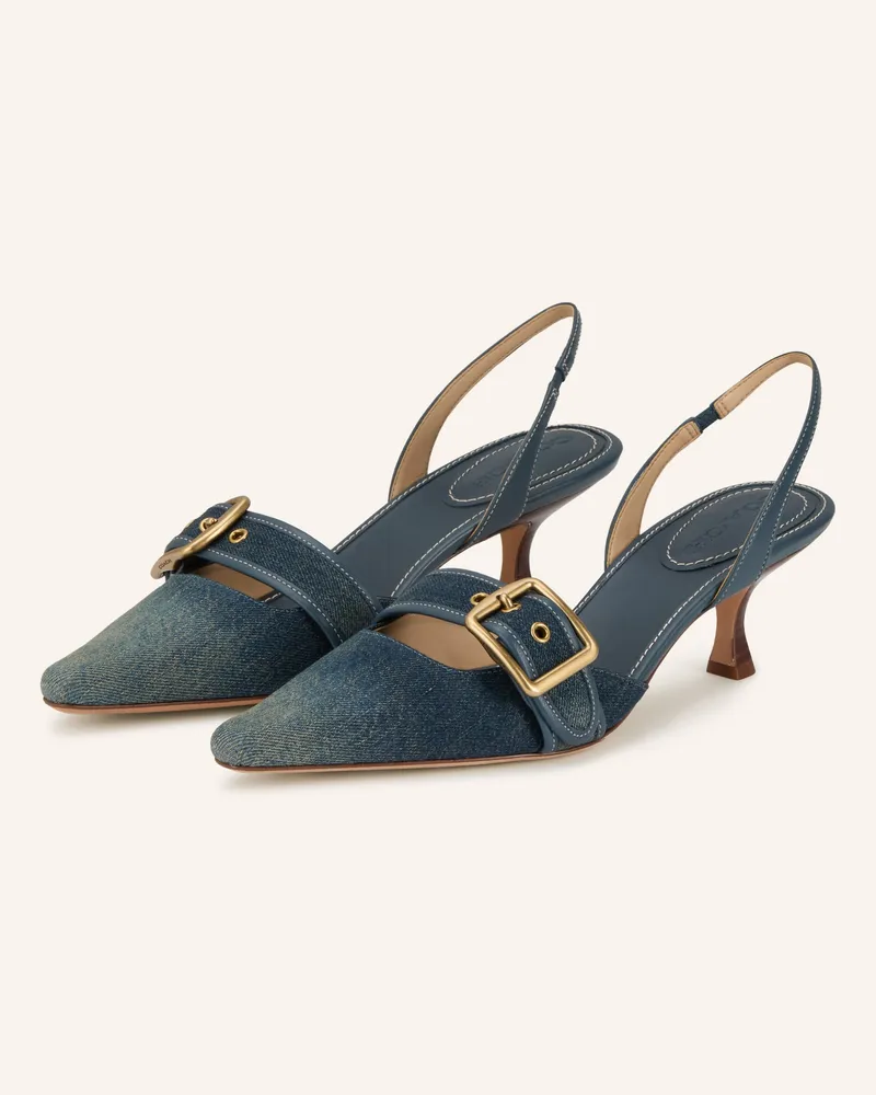 Coach Slingpumps Margot blau Blau