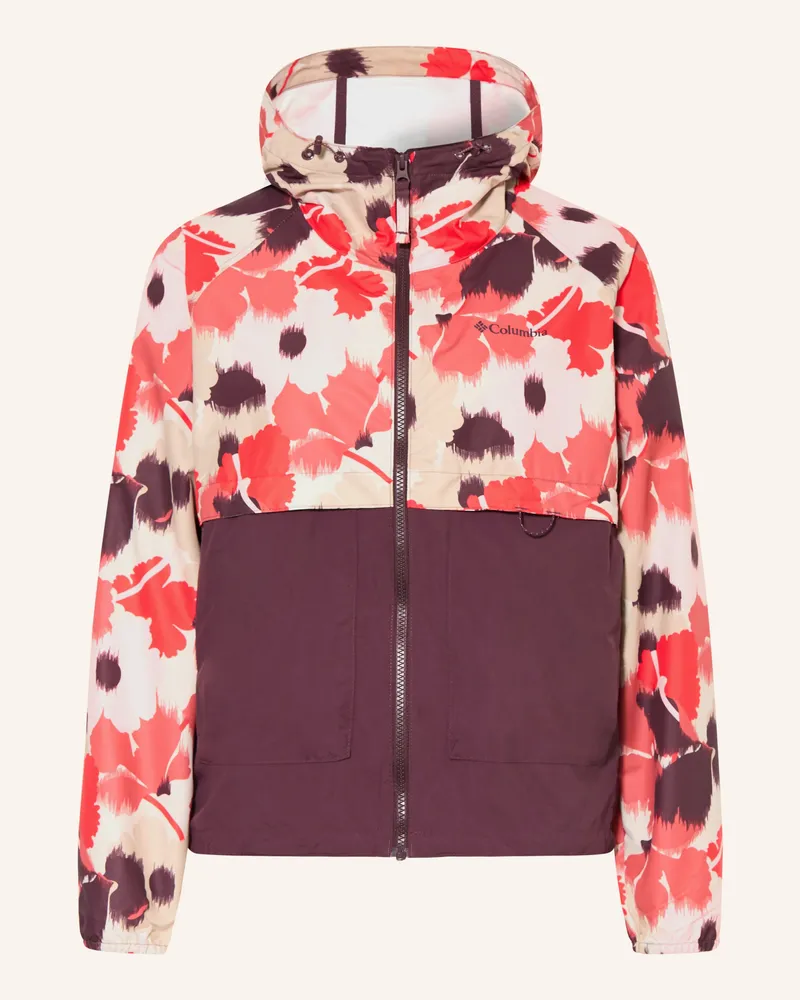 Columbia Sportswear Company Windbreaker Spire Valley™ rot Dunkellila