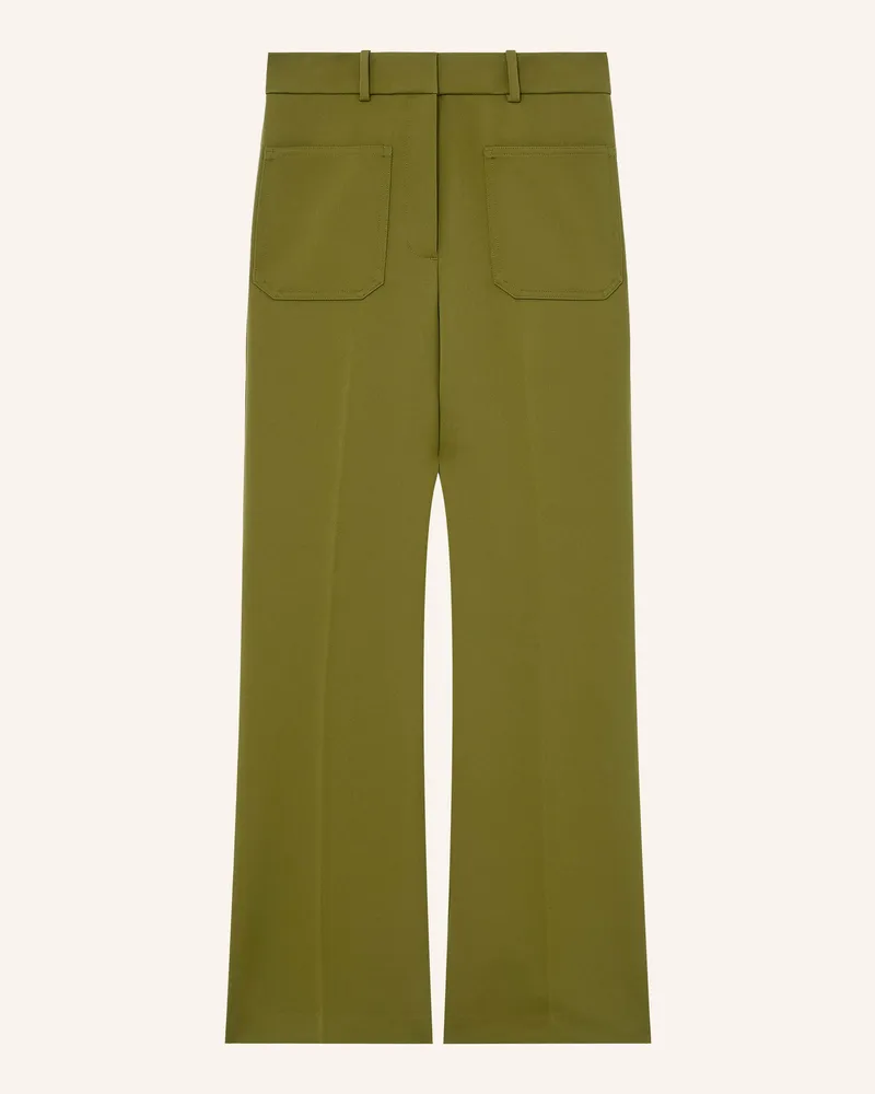 Reiss Marlenehose gruen Oliv