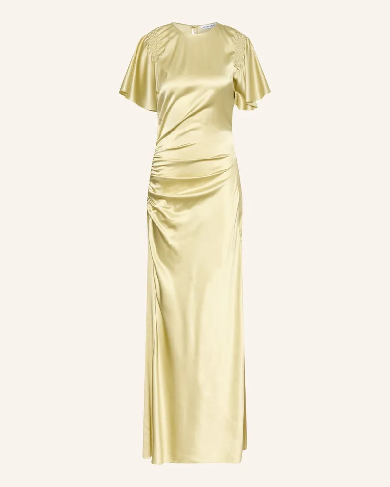 Veronica Beard Abendkleid Huntleigh Aus Satin Mit Seide gruen Hellgrün