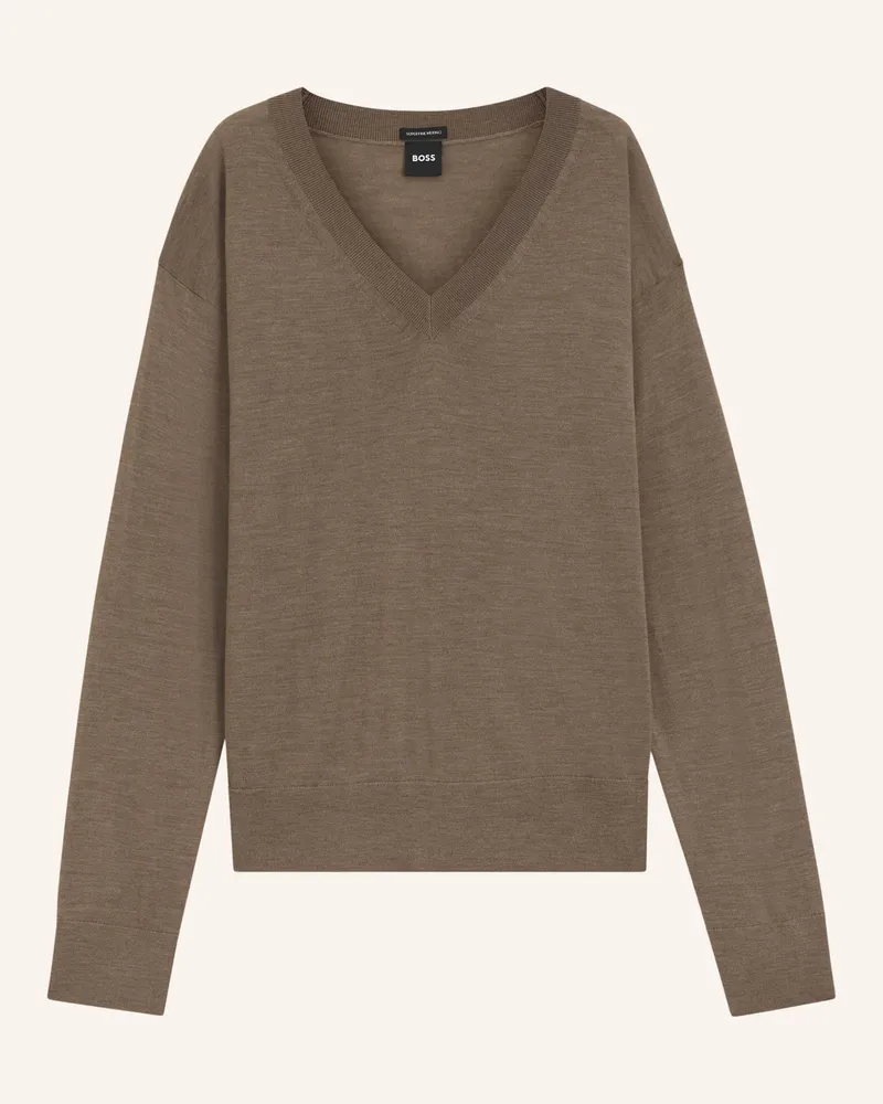 HUGO BOSS Pullover Freeslyn braun Braun