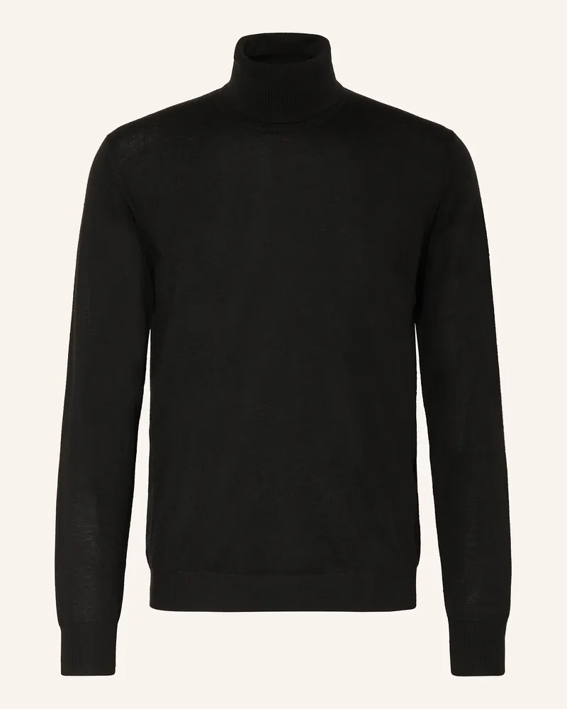 Strokesman's Rollkragenpullover Schwarz