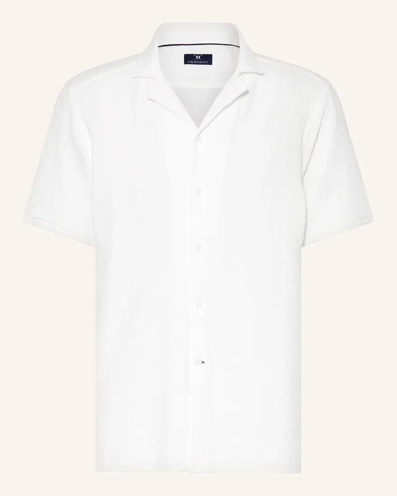 Strokesman's Resorthemd Regular Fit Weiss