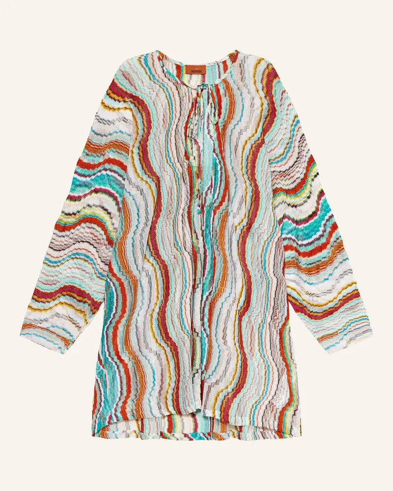 Missoni Strandkleid mit Glitzergarn Türkis