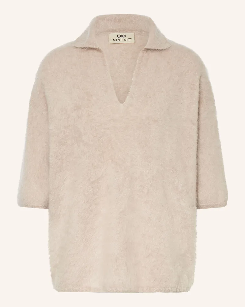 SMINFINITY Strickshirt aus Cashmere Beige