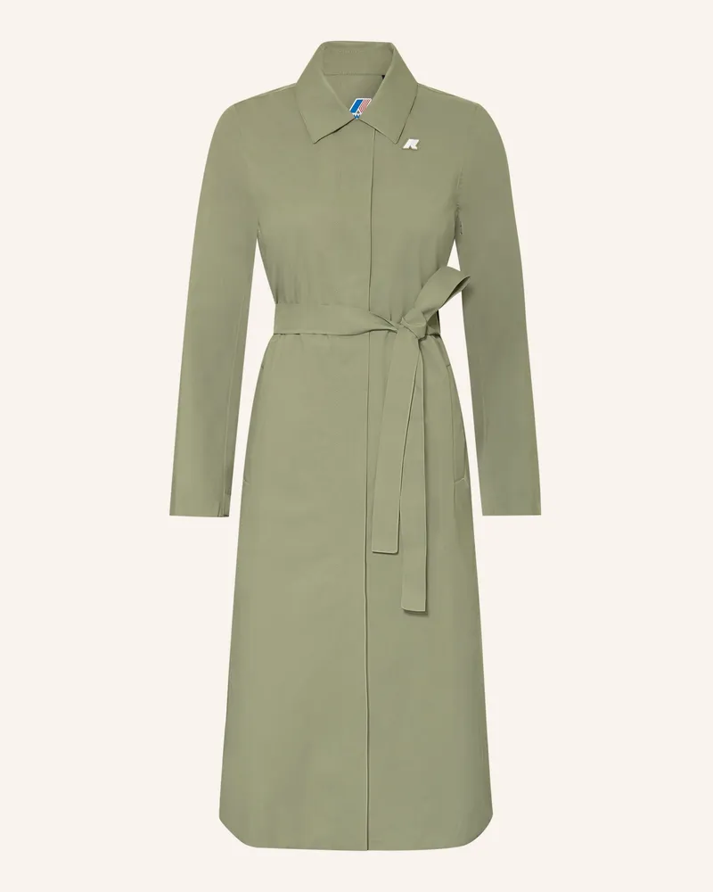 K-Way Longjacke Barbra gruen Oliv